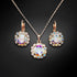 Rinkinys "Puošnumas II (Aurore Boreale)" su Swarovski™ kristalais